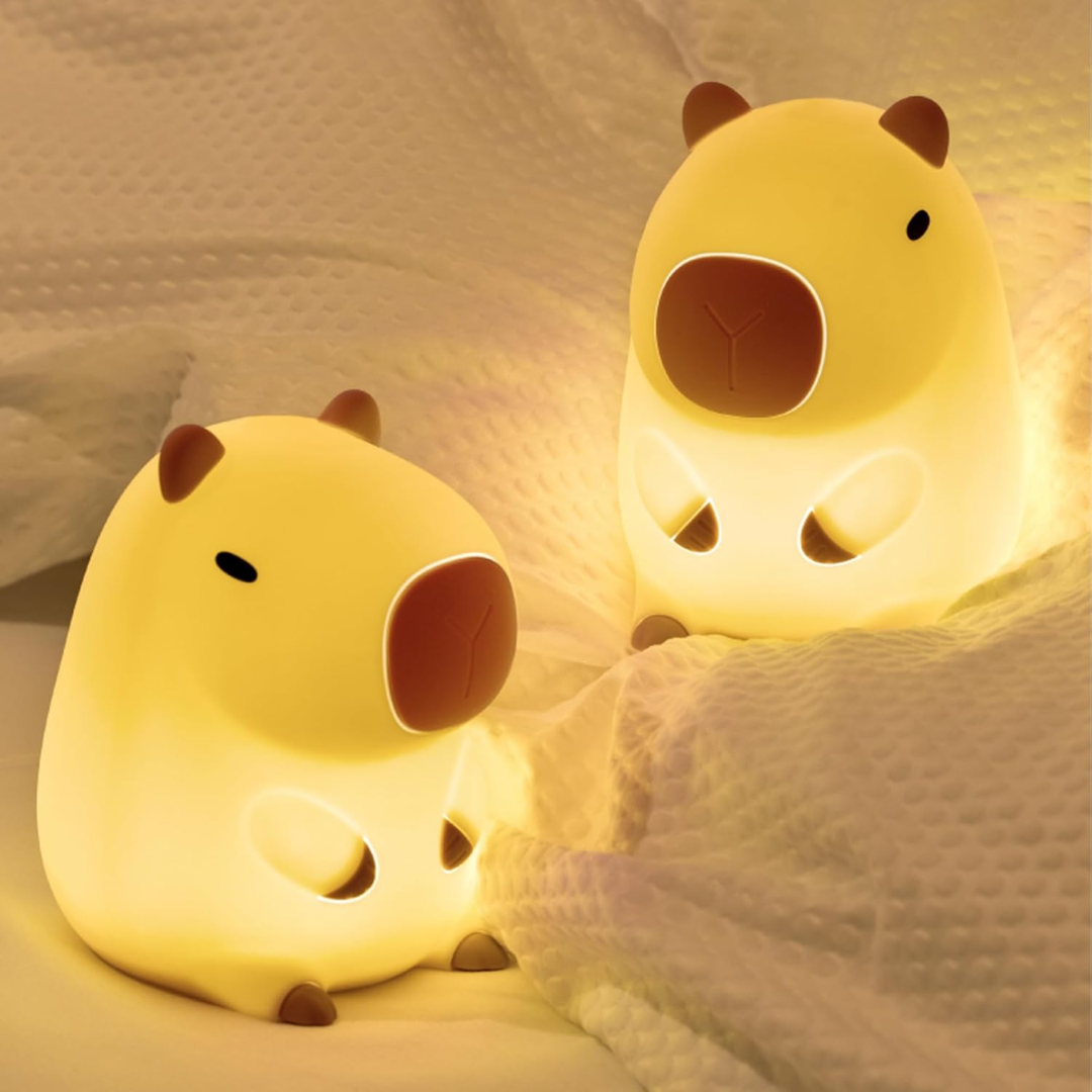 Capy Night Lamp — luz suave de silicona