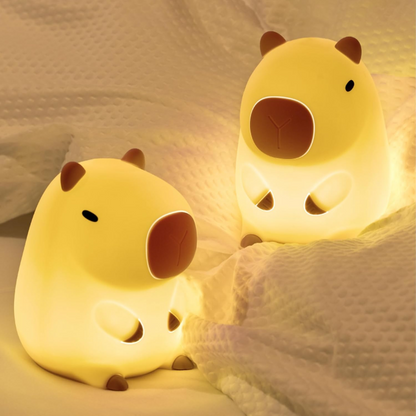 Capy Night Lamp — luz suave de silicona