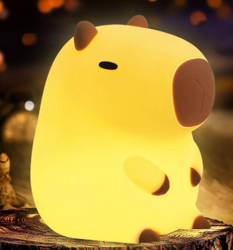 Capy Night Lamp — luz suave de silicona